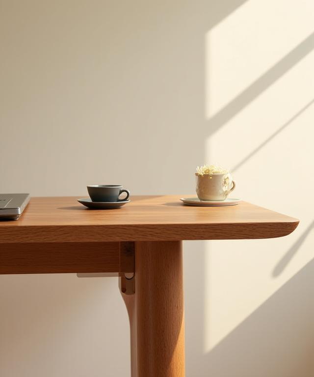 Kaizen Kaguの国産無垢材を使用した電動昇降デスク「KaguWa」